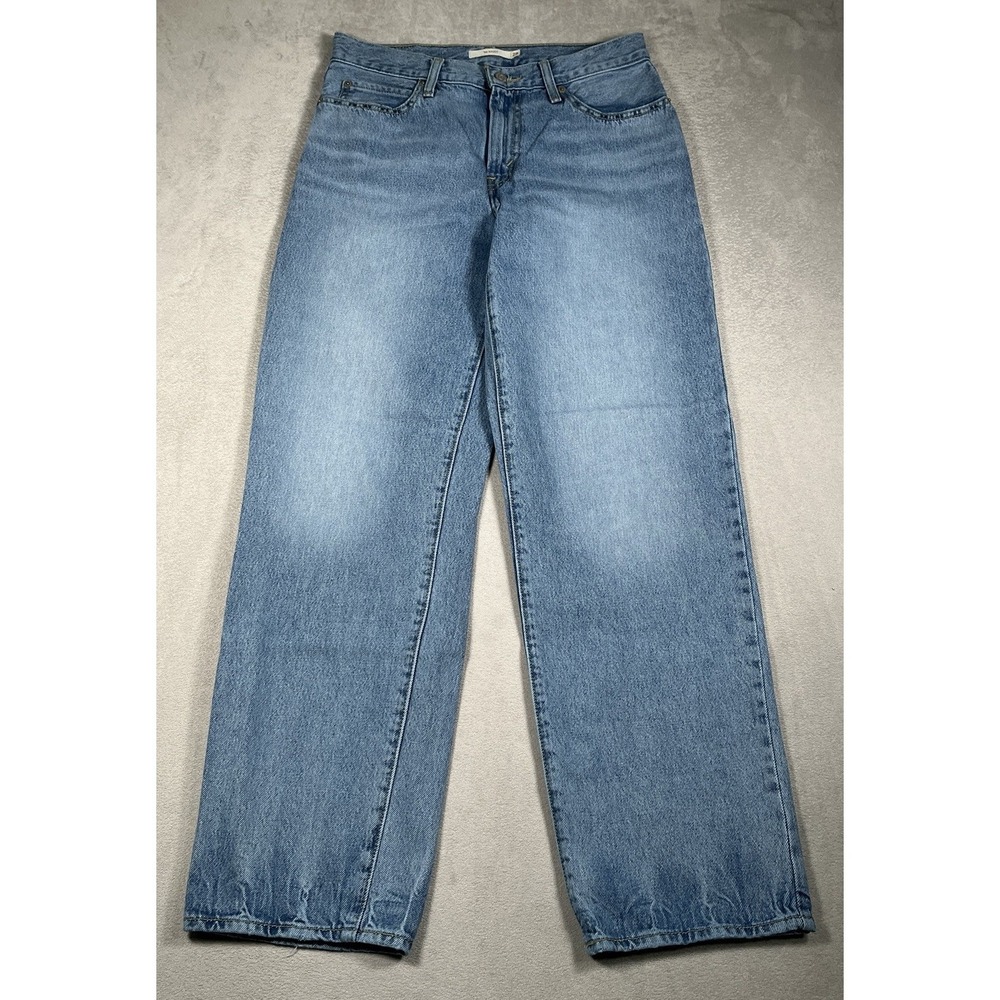 Levis '94 Baggy Wide Leg Jeans Womens 28x31 Light Wash Blue Denim Y2K